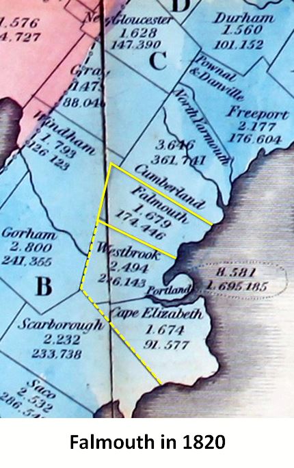 Falmouth in 1820
